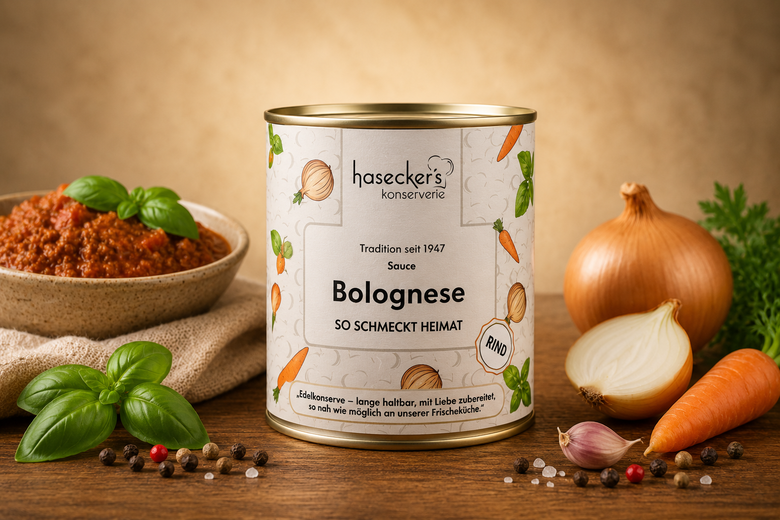 Haseckers Bolognese vom Rind – Italienischer Klassiker | 800 g