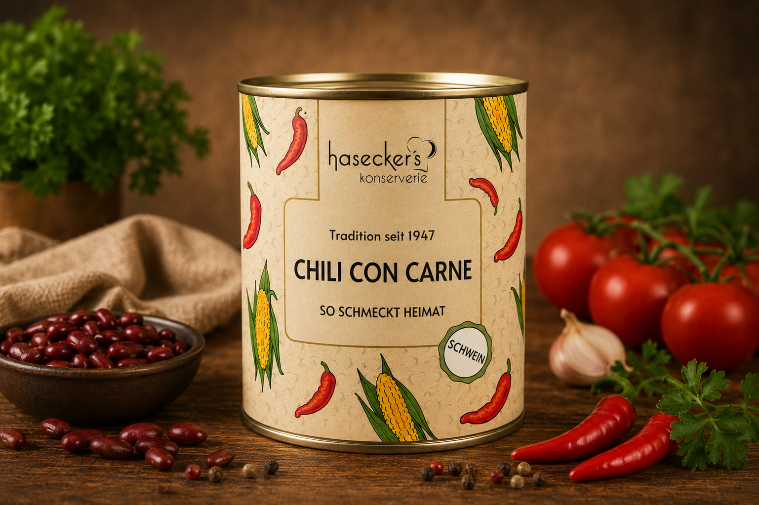 Chili con Carne mit Schweinefleisch – Würzig & Deftig