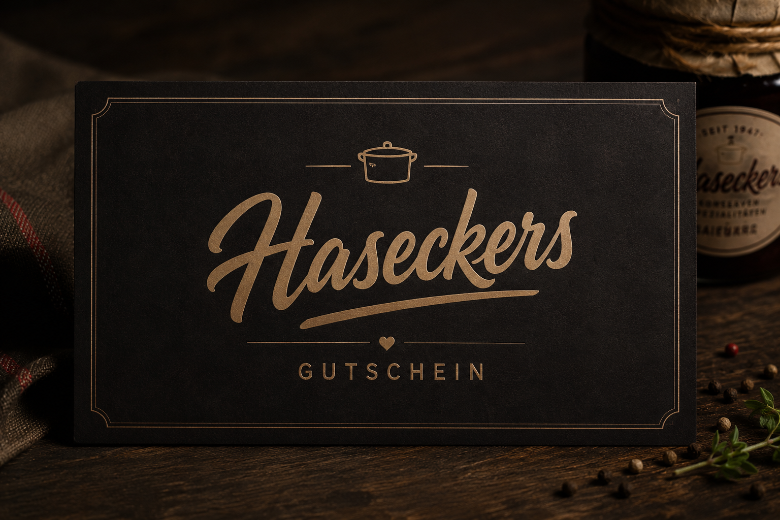 Haseckers Genuss-Gutschein – Freude verschenken, Geschmack erleben